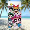 Toalla de Playa de Microfibra de Las Chicas Superpoderosas Secado Rápido y Absorbente de Agua Toalla de Baño para Nadar Infantil Portátil para Viajes Tamaño Grande