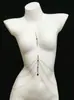 Acessórios Íntimos Sexy, Corrente para Peito, Corrente Sexy para Biquíni, Colar de Luxo, Corrente para Clavícula sem Costas L29