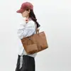Bolsa Casual de Grande Capacidade para Trabalho e Deslocamento 2026 Novo Estilo Coreano Fashionável de Alta Qualidade Ombro Axila Versátil Bolsa Tote