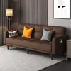 Cama sofa dobrável multifuncional, cama de solteiro simples de tecido de dupla finalidade para sala de estar, apartamento de aluguel, quarto, cama dobrável para espaços pequenos