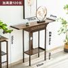 Nuevo Vestíbulo de Entrada Estilo Chino, Vestíbulo Zen, Mesa de Entrada, Caja de Tira para Sala de Estar Minimalista Moderna, Mesa de Vista Lateral, Gabinete de Entrada Shihua