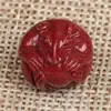 Cuentas Redondas de Arena Dorada Púrpura Cinabrio de Mineral 12 Signos del Zodiaco Pulsera Tejida DIY Hecha a Mano Accesorios de Joyería de Cuerda Roja para Bebé