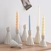 Suporte de Vela Cerâmico Simples Criativo Shumen Decoração de Casa Mesa de Entrada Jantar à Luz de Velas Decoração Romântica com Velas