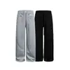 Calça esportiva masculina Beijie, coleção primavera 2026, com cordão na cintura, corte reto. Calça de moletom casual e folgada, moderna e estilosa.