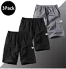 Exclusivo Transfronteiriço Tamanhos PP a 3GG Tamanho Europeu Shorts Cargo Shorts Esportivos Casuais Shorts de Cinco Pontos Largos com Múltiplos Bolsos