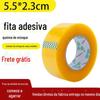 Fábrica fita transparente rolo grande 5,5 largo bege selagem pano adesivo embalagem expressa selagem fita de vedação papel caixa inteira