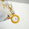 Reloj colgante clásico de moda en color macarrón, reloj de bolsillo simple y colorido, reloj de cuarzo mini portátil para estudiantes