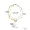 Collar de Perlas Planas Imitación Barroca Multicapa Nuevo de Gran Venta Transfronterizo, Collar de Perlas de Lujo Ligero y de Gama Alta para Mujer