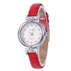 Reloj Huans, Reloj de Estudiante de Moda, Reloj de Mujer con Correa Delgada, Esfera Romana de Moda, Correa de Cuero
