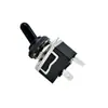 Interruptor de Botón Kn3-1 de 2 Pines y 2 Posiciones con Pines Soldados Interruptor Basculante Negro Encendido-Apagado