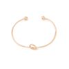 Pulsera de Hoja Nudada de Nueva Moda Europea y Americana Flecha de Amor Transfronteriza Pulsera con Letra Inglesa Venta Directa de Fábrica para Mujeres