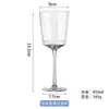 En Stock Envío Directo Copas Altas Románticas Estilo Francés para Champaña, Vasos para Whisky Específicos para Bares, Copas de Vino Tinto de Alta Apariencia con Prisma