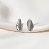 Pendientes de Perla Coreanos de Alta Gama 2026, Aguja de Plata Estilo Vintage Chanel, Diamante Multicolor Estrella de Ocho Puntas, Pendientes de Botón, Venta al por Mayor