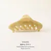 Acetato Francés Clip Clásico de Hueso Pinza de Garra Venta Caliente Accesorios Simples para el Cabello para Mujeres Pinza Grande para el Cabello para la Parte Posterior de la Cabeza Pinza de Tiburón Pinza para el Cabello