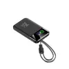 Adequado para Todas as Séries de Power Banks Móveis Apple e Android, Vem com Cabos Duplos para Carregar Laptops, Power Bank Compacto e Portátil