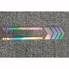 Pegatinas para la parte delantera y trasera de la motocicleta con flecha reflectante láser transfronteriza, pegatinas modificadas para coches eléctricos, pegatinas impermeables para coches.