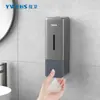 Dispensador de Jabón Líquido para Manos de Espuma Dispensador de Jabón para Montar en Pared Caja para Desinfectante de Manos sin Taladro Botella de Detergente para Cocina Limpieza