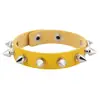Pulsera de Cuero con Remaches de Personalidad Tendencia Punk Europea y Americana Pulsera de Acero Inoxidable con Broche de Presión Rock Gótico
