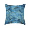 Funda de Almohada Abstracta Tinta Azul Nueva Amazon Transfronteriza Arte de Inyección de Tinta Phnom Penh Cojín para Dormir en Casa