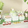 Soporte de Exhibición Acrílico para Buffet Caja de Exhibición de Comida, Pastel, Postre Hecho a Mano Base Hueca de Mesa Caja de Cinco Lados