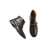 Novo Estilo Fivela de Couro Bico Apontado Moda Botas Curtas Botas da Moda Botas Casuais Retrô Botas Femininas