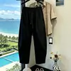 Calça Scimitar Estilo Old Money, Novo Modelo de Verão para Homens, Calça Casual Reta Solta, Calça Longa de Algodão e Linho, Calça Yamamoto de Alto Padrão