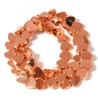 Pulsera Collar Corazón de Durazno Electrochapado Piedra de Vesícula Negra Cuentas Plano Arco Corazón de Durazno Piedra de Vesícula Negra Cuentas Sueltas Accesorios de Joyería DIY