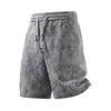 Venda Direta da Fábrica Tamanho Grande M-8XL Shorts de Trabalho Tendência High Street para Homens, Tecido Xadrez, Estilo Americano, Caimento Solto