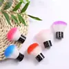 Ferramenta de Arte de Unhas Transfronteiriça Pincel Cogumelo com Cerdas Macias Pincel para Unha Única Pincel de Limpeza de Unhas com Base de Diamante Pincel para Poeira