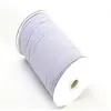 Atacado em Estoque Elástico Branco de 1cm para Lençóis com Elástico, Elástico de Malha Plana, Elástico Espesso para Calças