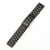 Adecuado para Correa Apple iWatch S10 Acero Inoxidable Huawei S11 Correa de Reloj Inteligente Correa de Acero Macizo de Tres Eslabones