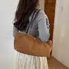 Bolso tote de color sólido mate para mujer, bolso de mano de gran capacidad estilo coreano, versátil para ir al trabajo, bolso de hombro y para debajo del brazo para mujer