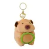 Chaveiro Pingente Original Fofo de Porquinho-da-Índia Tema Comida Chaveiro Boneco Desenho Animado Acessório de Bolsa