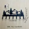 Decoración para el Hogar Artesanías de Hierro Colgador de Animales para Pared Popular Transfronterizo Gancho de Llave de Metal Americano Estante de Almacenamiento