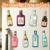 Imanes de Refrigerador de Resina Acrílica Grabada con Ambiente de Atardecer Whiskey Venta al por Mayor Personalización Disponible
