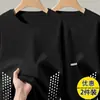 Camiseta deportiva casual para hombre de manga larga con estampado, moderna para adolescentes, adecuada para todas las estaciones, cuello redondo, top básico de manga larga