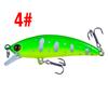 Cebo Luya de lance largo señuelo artificial Mino señuelo duro plástico de hundimiento lento cebo para lanzar micro-objetos cebo para peces cocked cebo biónico