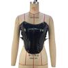 Roupas femininas estilo europeu e americano 2024 primavera e verão sexy spice girl alça metálica top tubo colete cintura espinha de peixe colete pequeno para mulheres