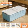 Caja de almacenamiento inferior de cama para el hogar, ropa, edredón, a prueba de polvo, plana, de plástico, caja de almacenamiento, ropa de dormitorio, caja de almacenamiento inferior de cama