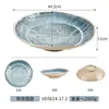 Série Mar Estelar Louça de Melamina Panela Quente Churrasco Restaurante Buffet Tigelas e Pratos Criativos de Imitação de Porcelana Prato para Molho Conjunto de Louças