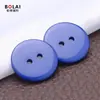 Láser de Tinte Personalizado Dos Ojos Resina Botón de Pan Ropa de Punto Camisa Botón Redondo Ropa para Niños Botón Versátil