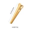 Pinza de Cocodrilo de Acero Inoxidable Pinza Selladora de Bolsas de Café Pinza de Cola Larga para Bolsas de Alimentos Caseras Pinza para Leche en Polvo Pinza Multiusos para Archivos y Facturas