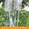 20cm acrílico triângulo longo barra de gelo de casamento decoração de teto de casamento contas diy acessórios de decoração de lâmpada de cristal