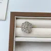 Anel Aberto de Design de Nicho Estilo Coreano para Mulheres, Anel Elegante para Senhoras, Anel Versátil de Dedo Indicador de Luxo Leve de Nicho Ins