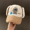Gorros Infantiles para Otoño e Invierno, Gorros de Pato Cálidos para Niños y Niñas, Gorros Lei Feng Engrosados para Proteger los Oídos, Gorros de Lana Lindos Estilo Coreano