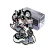 Botão Personalizado de Desenho Animado Anime Animais Fofos Divertidos Botão de Metal Pintura Eletrostática Metálica Pin Comemorativo de Evento