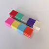 Kt30 Carcaça Quadrada Branca Cor Macaron Colorida Desenho Animado Anime Periférico Base de Carimbo para Diário DIY Grafite
