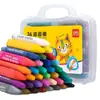 Pasteles al Óleo Deli en Caja de PP para Pintura Infantil, Lápices de Dibujo para Jardín de Infancia, Crayones para Arte Graffiti, Materiales de Papelería al por Mayor