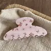 Pinza de pelo coreana de alta gama para mujer, exquisita pinza de tiburón para la parte trasera de la cabeza, pinza de pelo de verano, pasador de estrella de dibujos animados, accesorio para el cabello