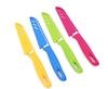 Cuchillo de Fruta de Plástico de Acero Inoxidable Color Caramelo Creativo, Pelador de Patatas, Cuchillo Portátil, Utensilios de Cocina al Por Mayor